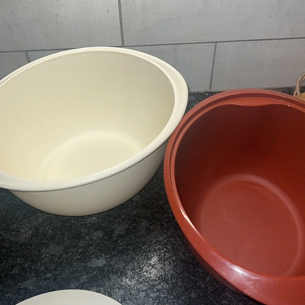 Heat Serve N Store insulated Tupperware Bowl. Vintage. Believed to be new